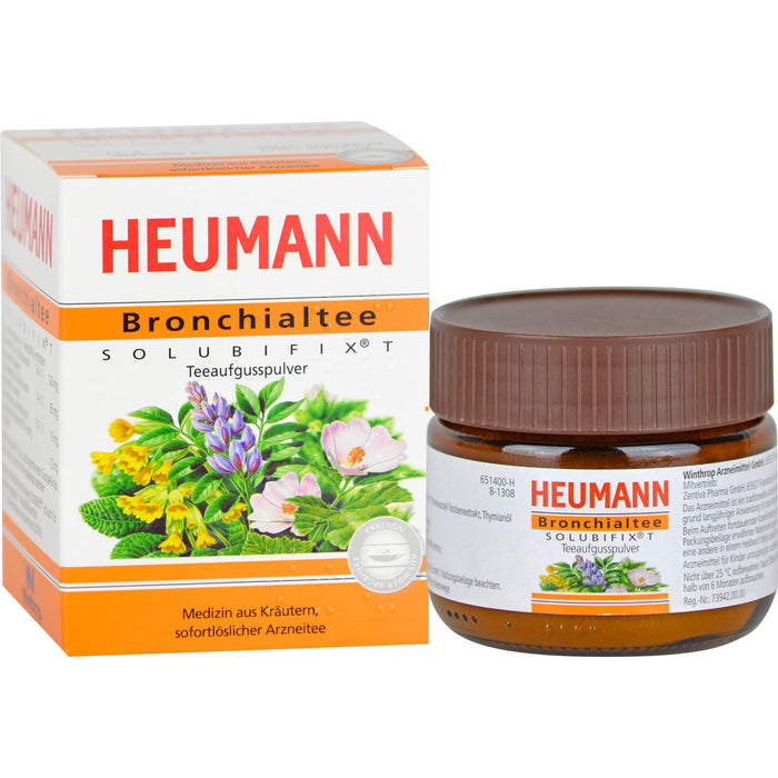 HEUMANN Bronchialtee Solubifix Teeaufgusspulver, 30 g Powder