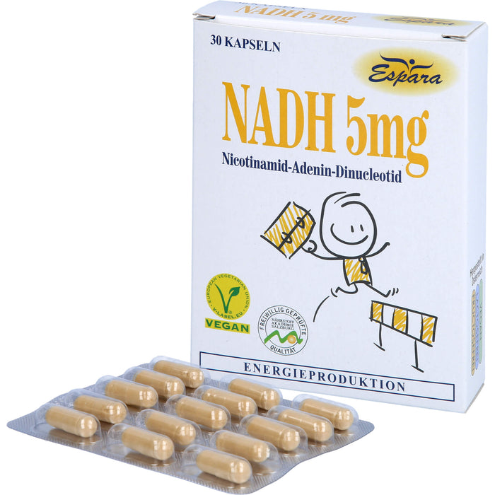 Espara NADH 5 mg Kapseln, 30 pcs. Capsules