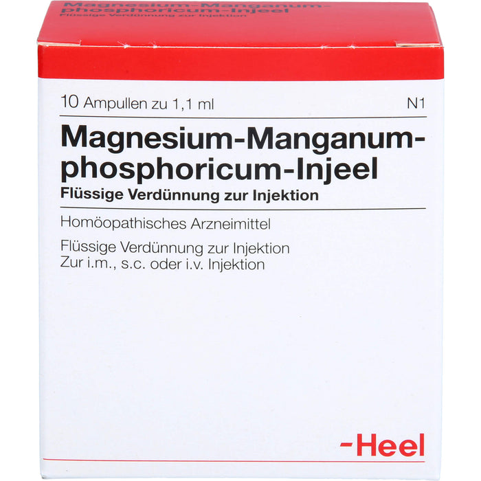 Heel Magnesium Manganum phosphoricum Injeel flüssige Verdünnung, 10 St. Ampullen