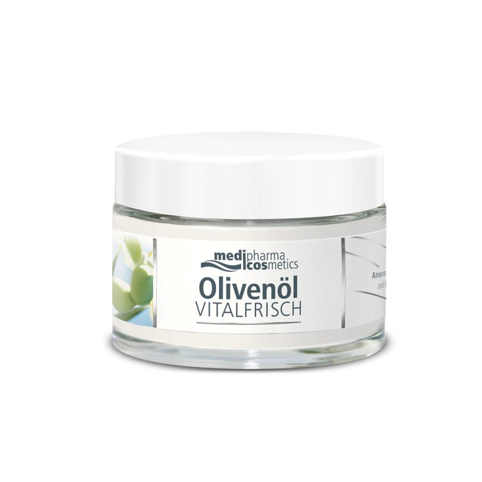 medipharma cosmetics Olivenöl vitalfrisch Nachtpflege plus Q10 strafft und regeneriert über Nacht, 50 ml Cream