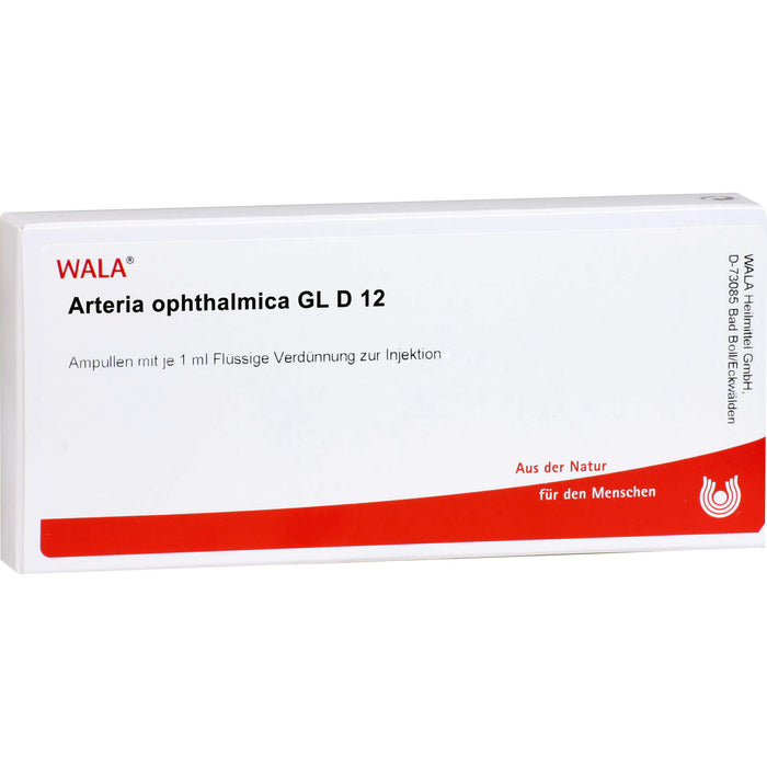 Arteria ophthalmica GI D12 Wala Ampullen, 10X1 ml AMP