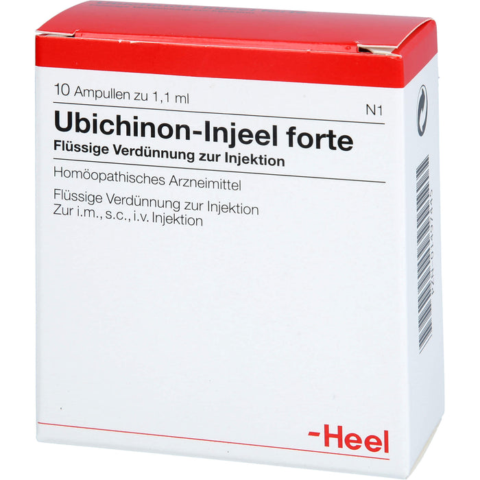 Heel Ubichinon-Injeel forte flüssige Verdünnung, 10 St. Ampullen