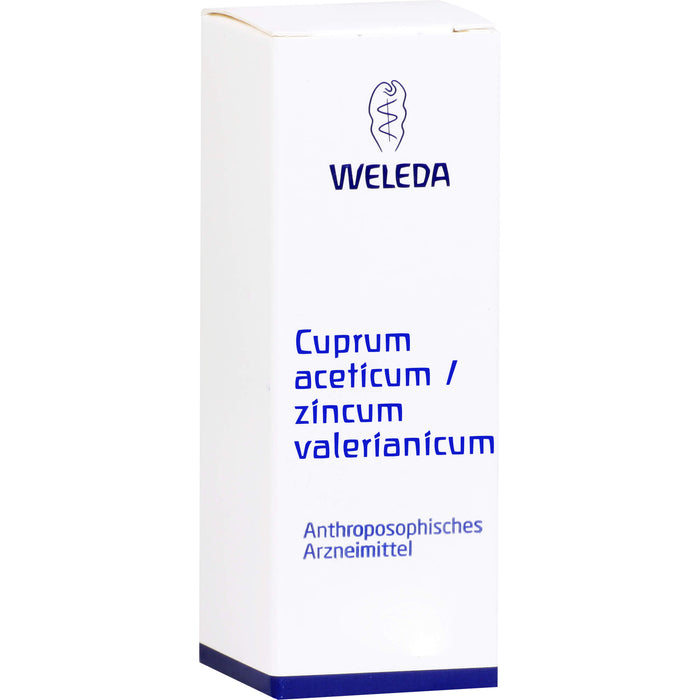 WELEDA Cuprum aceticum / Zincum valerianicum Mischung, 50 ml Lösung