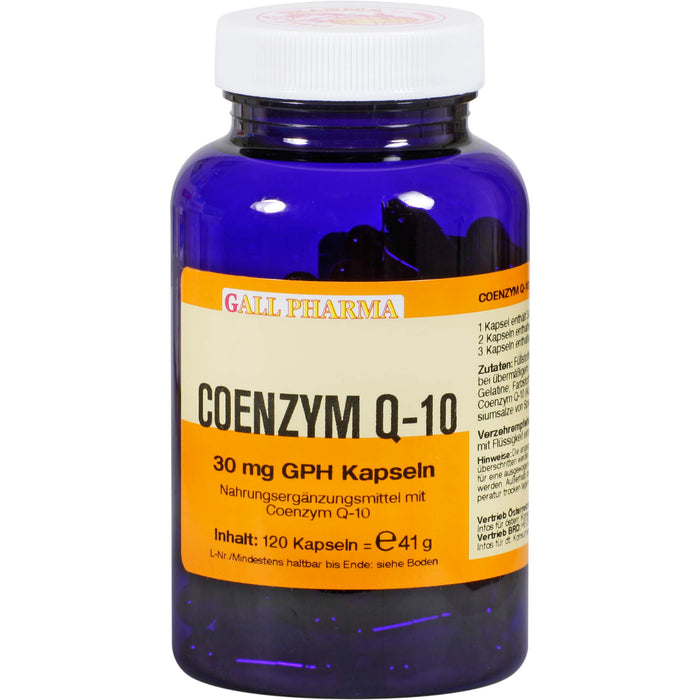 GALL PHARMA Coenzym Q-10 30 mg GPH Kapseln, 120 pcs. Capsules