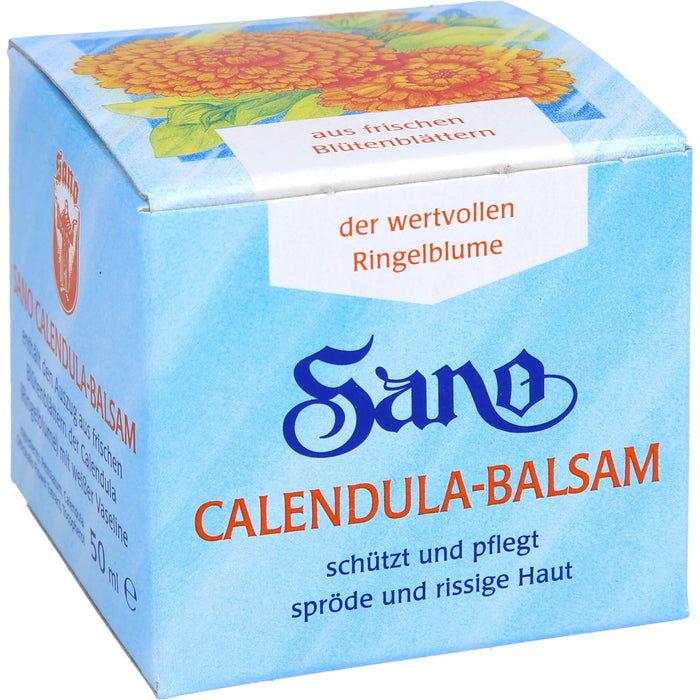 Sano Calendula Balsam für spröde und rissige Haut, 50 ml Creme