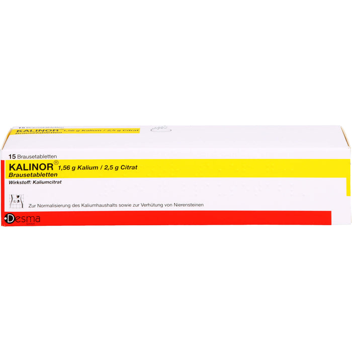 Kalinor Brausetabletten, 15 St. Tabletten