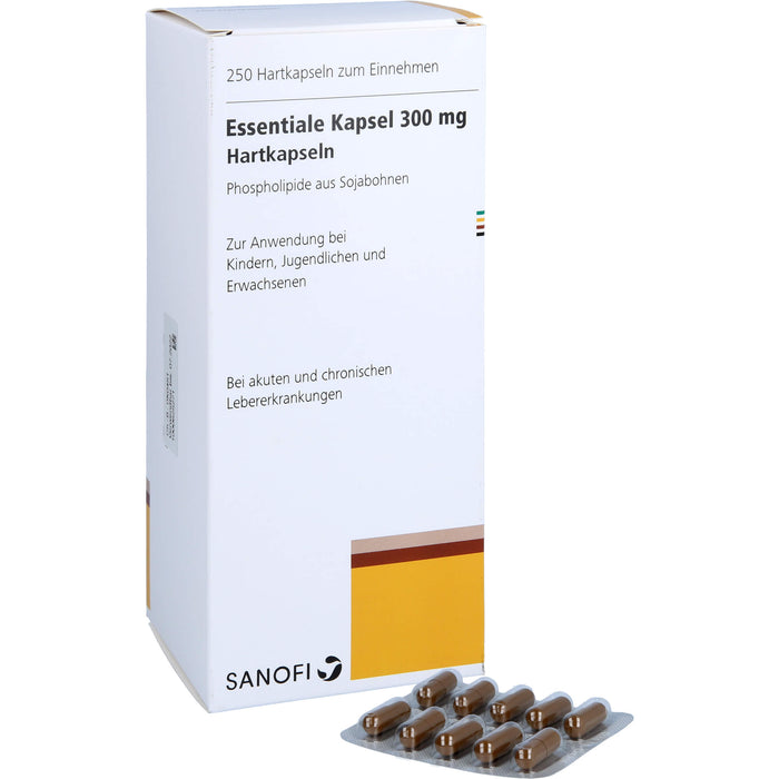 Essentiale Kapseln 300 mg bei akuten und chronischen Lebererkrankungen, 250 pc Capsules