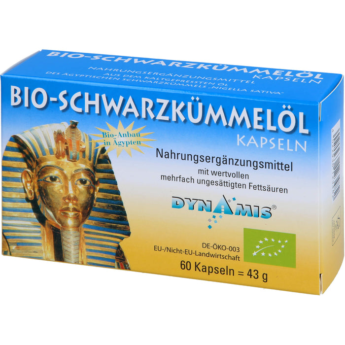 DYNAMIS Bio-Schwarzkümmelöl Kapseln, 60 St. Kapseln