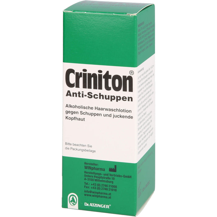 Criniton Anti-Schuppen Haarwaschlotion, 125 ml Lösung