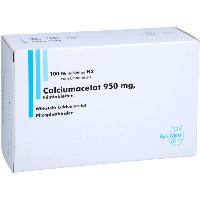 Calciumacetat 950 mg, Filmtabletten, 100 St FTA