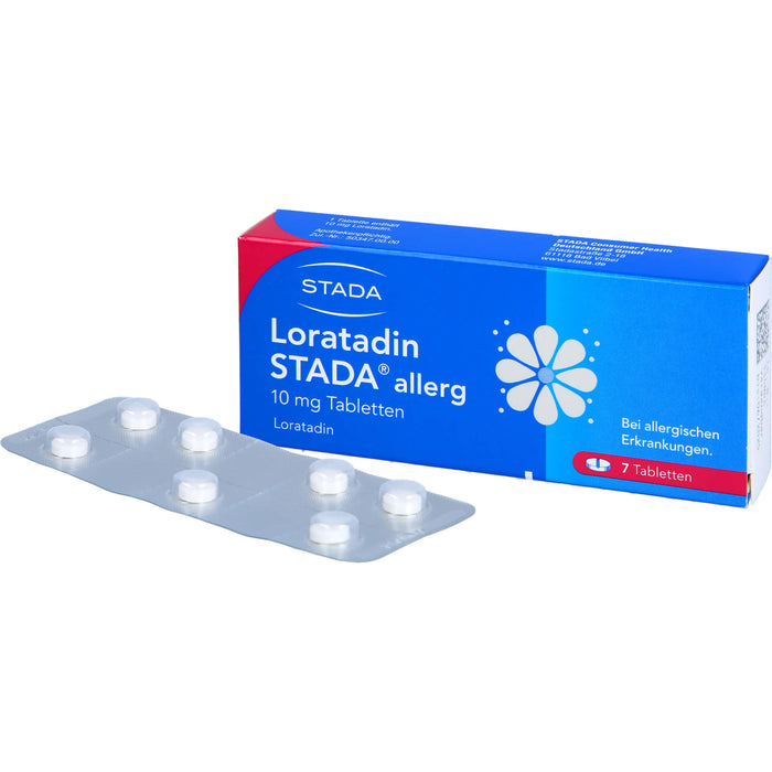 Loratadin STADA 10 mg Tabletten bei allergischen Erkrankungen, 7 pc Tablettes