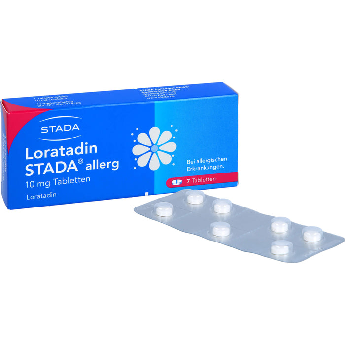 Loratadin STADA 10 mg Tabletten bei allergischen Erkrankungen, 7 St. Tabletten