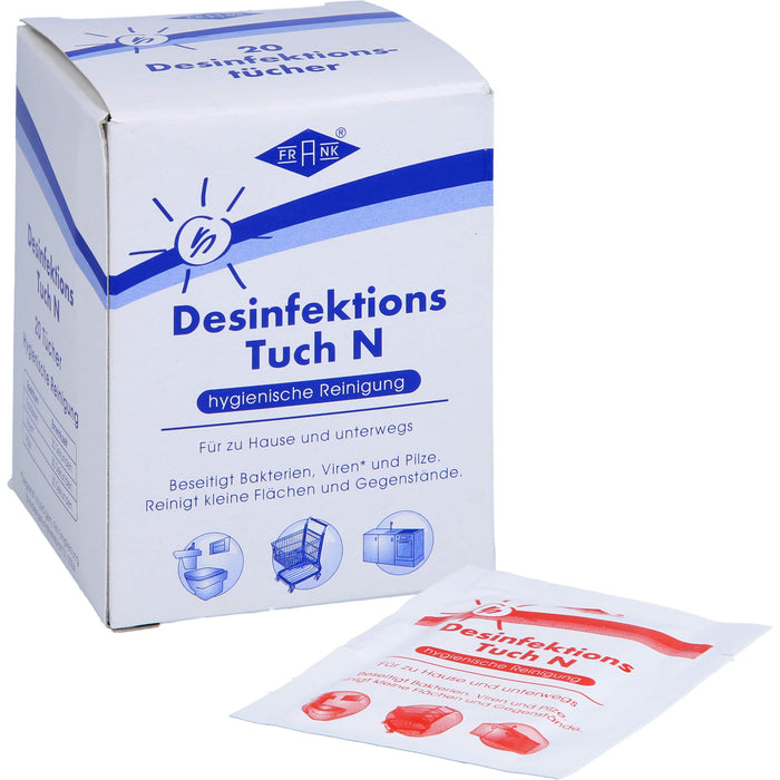 FRANK Desinfektions-Tuch N, 20 St. Tücher