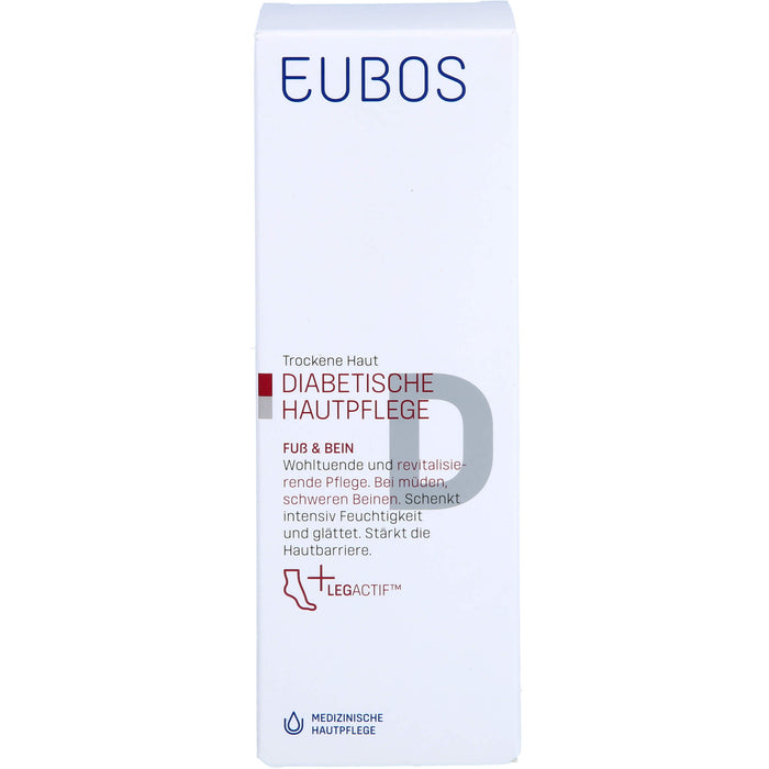 EUBOS Diabetische Haut Pflege Fuß + Bein, 100 ml Creme