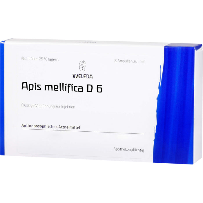 Apis Mellifica D6 Weleda Amp., 8 St. Ampullen