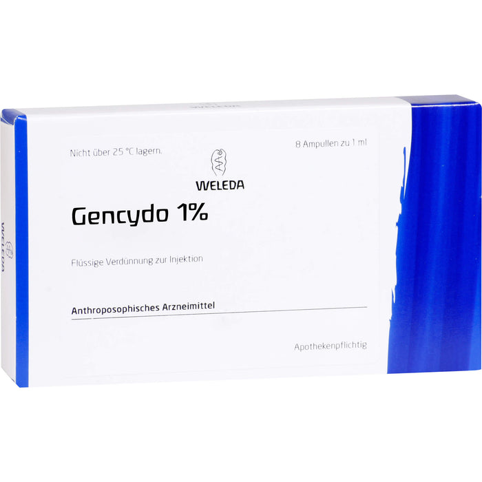 WELEDA Gencydo 1 % Injektionslösung bei allergischen Erkrankungen, 8 pc Ampoules