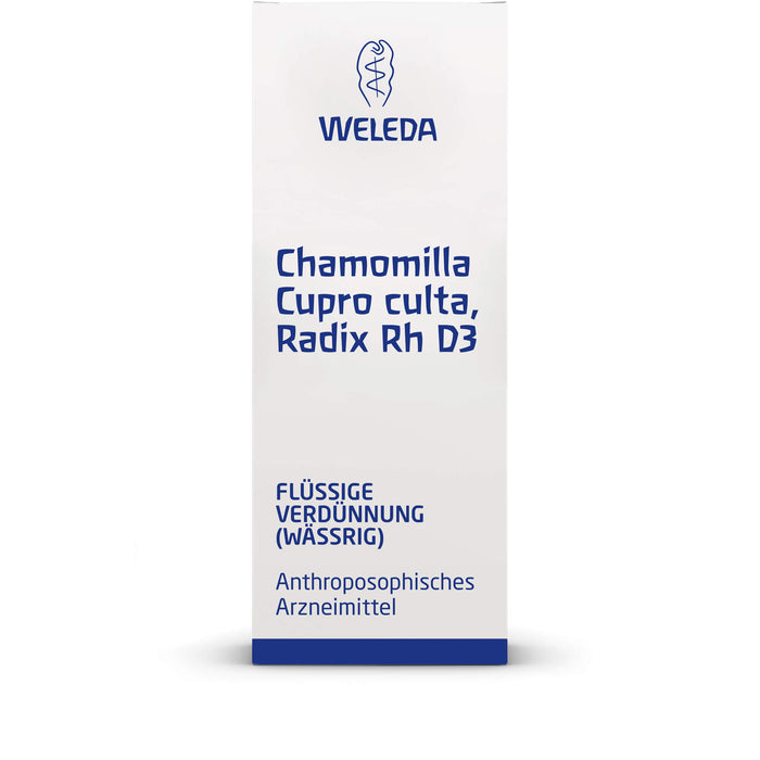 Chamomilla Cupro culta Radix Rh D3 Weleda Dil., 20 ml DIL