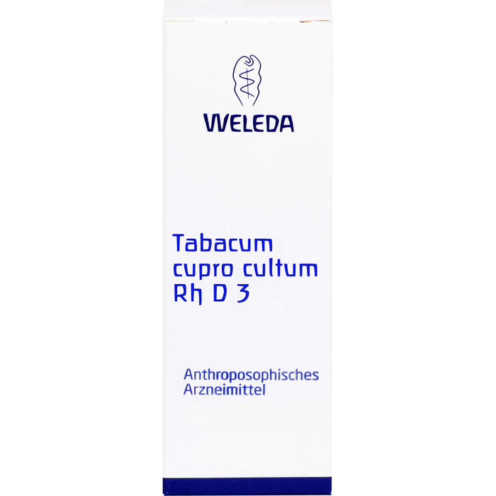 Tabacum Cupro Cultum Rh D3 Weleda Dil., 20 ml DIL