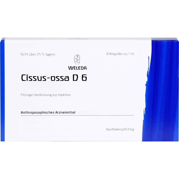 WELEDA Cissus-Ossa D 6 Ampullen bei Erkrankungen des Auges, 8 pc Ampoules