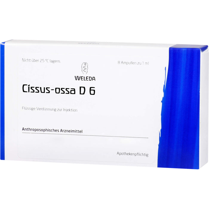 WELEDA Cissus-Ossa D 6 Ampullen bei Erkrankungen des Auges, 8 pc Ampoules