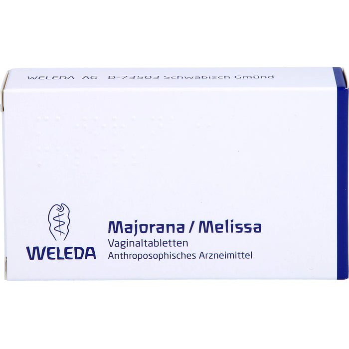 WELEDA Majorana / Melissa Vaginaltabletten, 10 St. Tabletten