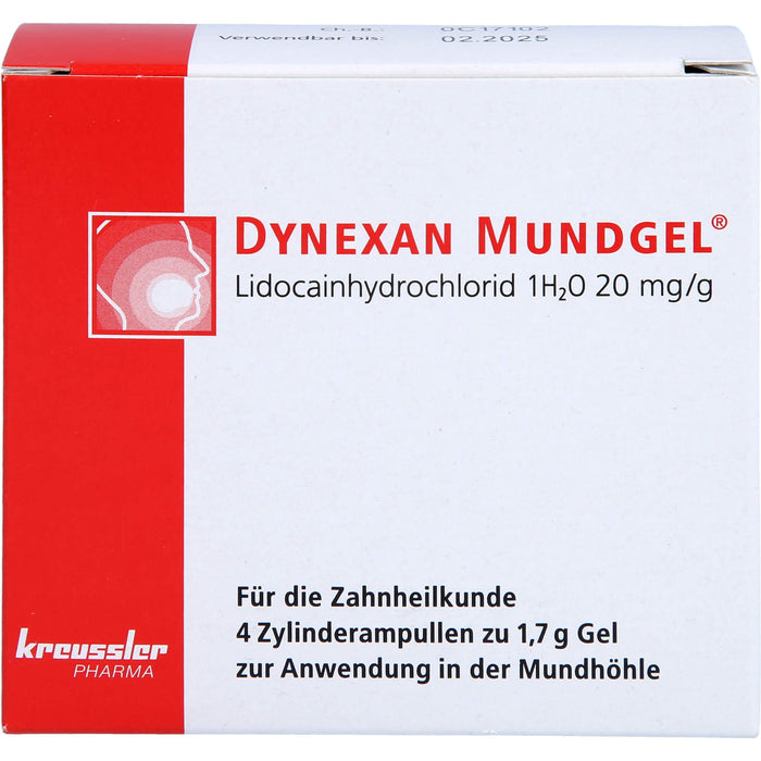 DYNEXAN Mundgel, 2% Gel, 4X1.7 g GEL