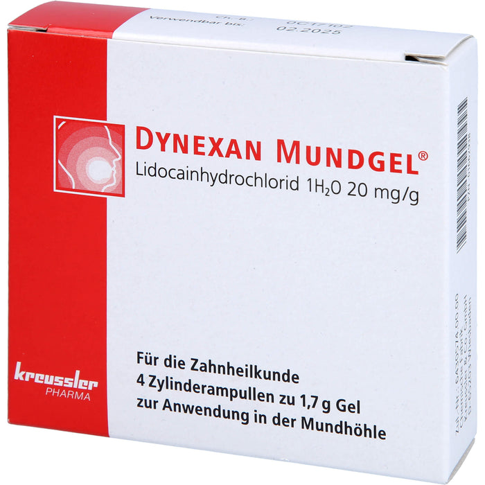 DYNEXAN Mundgel, 2% Gel, 4X1.7 g GEL