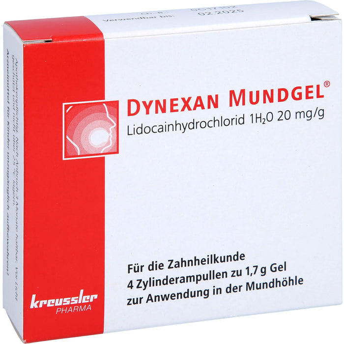 DYNEXAN Mundgel, 2% Gel, 4X1.7 g GEL