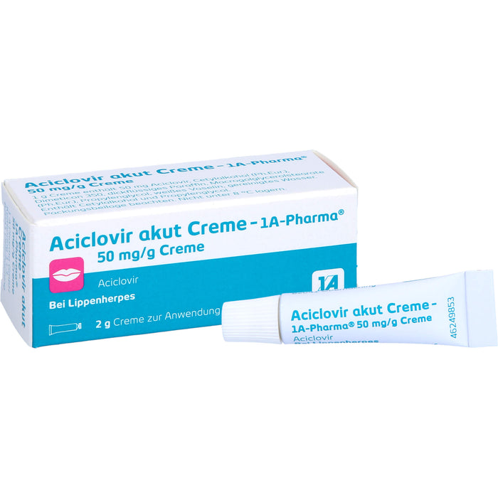 Aciclovir akut Creme - 1A Pharma, 2 g Creme