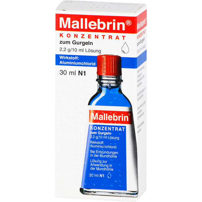 Mallebrin Konzentrat zum Gurgeln, 30 ml Solution