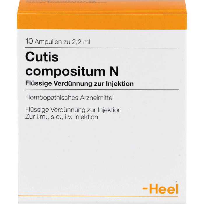 Heel Cutis compositum N Ampullen, 10 pc Ampoules