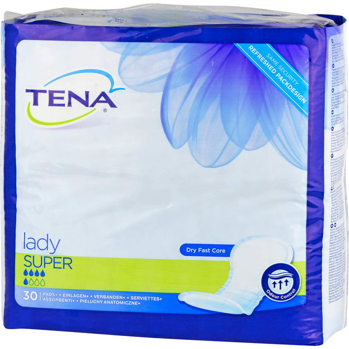 TENA Lady Super Einlagen, 30 pcs. Insoles