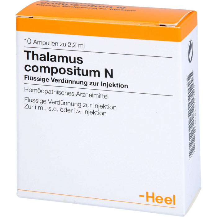 Heel Thalamus compositum N flüssige Verdünnung, 10 pc Ampoules