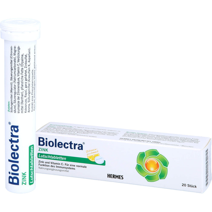 Biolectra Zink Lutschtabletten, 20 pcs. Tablets