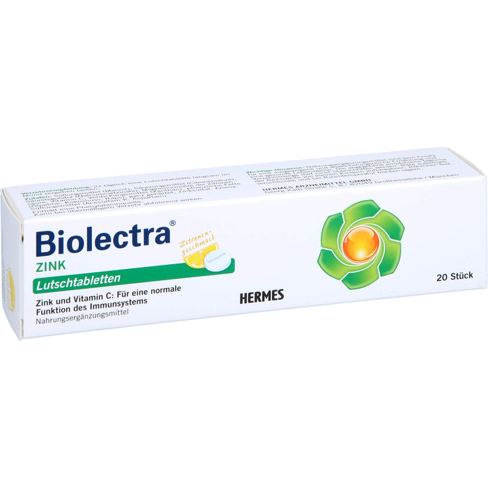 Biolectra Zink Lutschtabletten, 20 pcs. Tablets