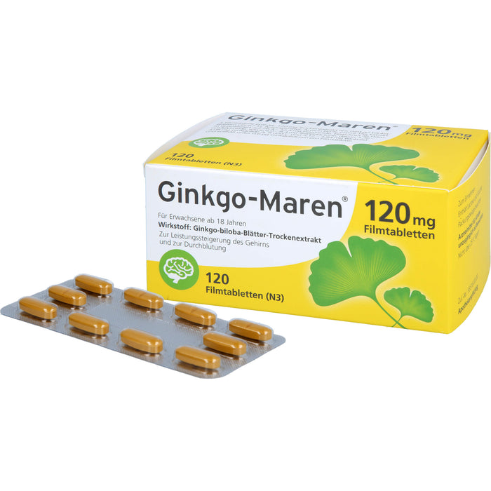 Ginkgo-Maren 120 mg Filmtabletten, 120 St FTA