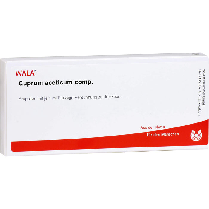 WALA Cuprum aceticum comp. flüssige Verdünnung, 10 pc Ampoules