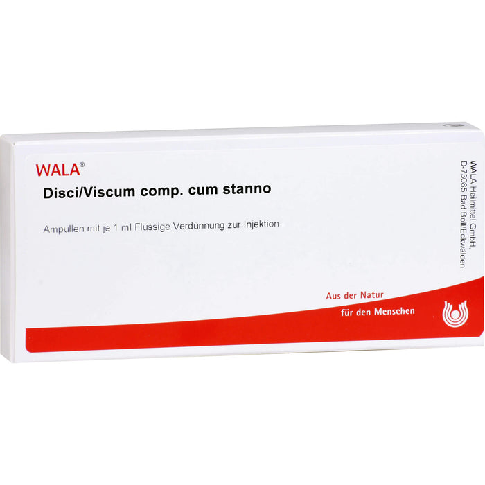 WALA Disci/Viscum comp. cum Stanno flüssige Verdünnung, 10 pcs. Ampoules