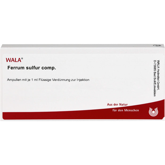 Ferrum/Sulfur comp. Wala Ampullen, 10X1 ml AMP