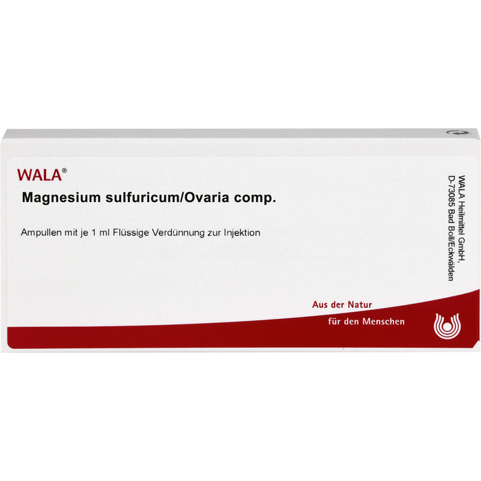 WALA Magnesium sulfuricum/Ovaria comp. flüssige Verdünnung, 10 pc Ampoules