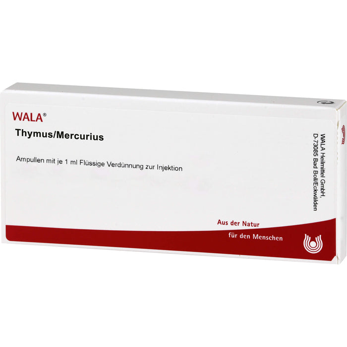 WALA Thymus/Mercurius flüssige Verdünnung, 10 St. Ampullen