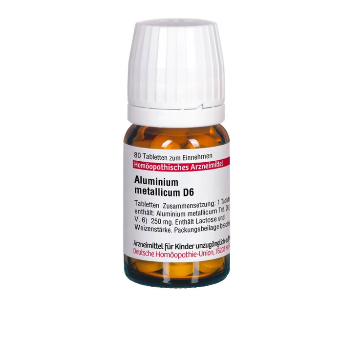 DHU Aluminium metallicum D6 Tabletten, 80 St. Tabletten