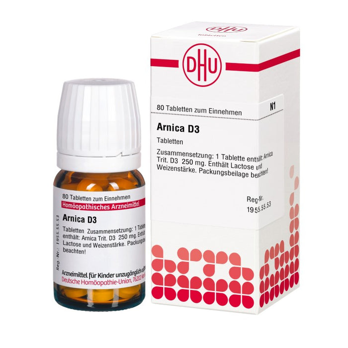 DHU Arnica D3 Tabletten, 80 St. Tabletten