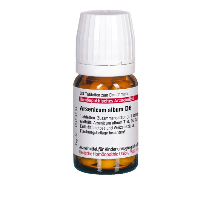 DHU Arsenicum album D6 Tabletten, 80 St. Tabletten