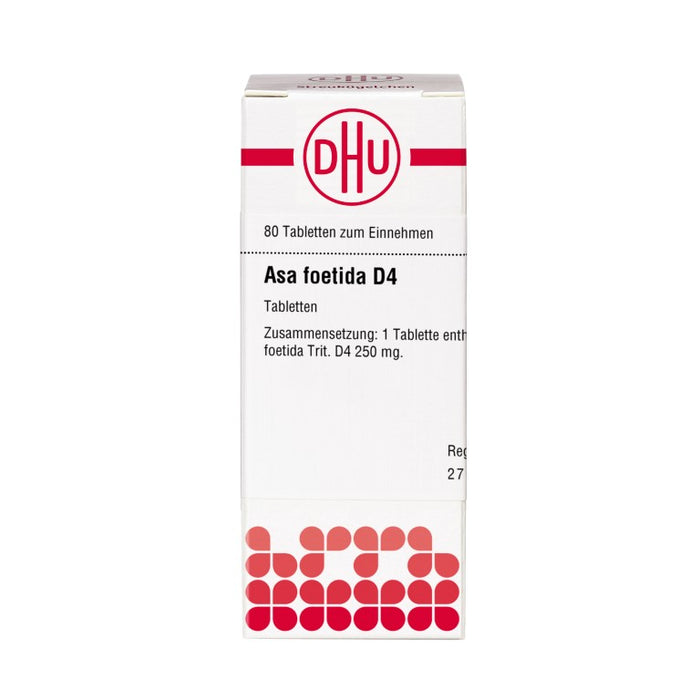 DHU Asa foetida D4 Tabletten, 80 St. Tabletten