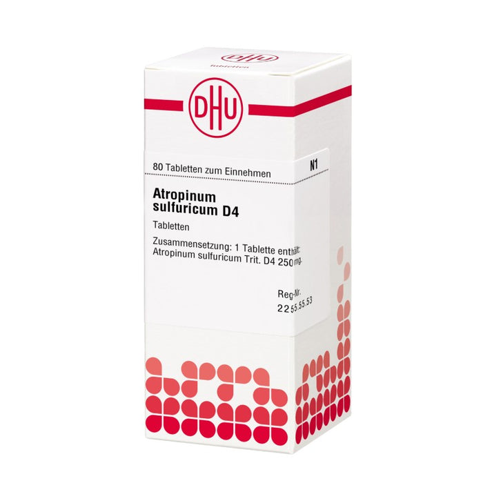 Atropinum sulfuricum D4 DHU Tabletten, 80 St. Tabletten