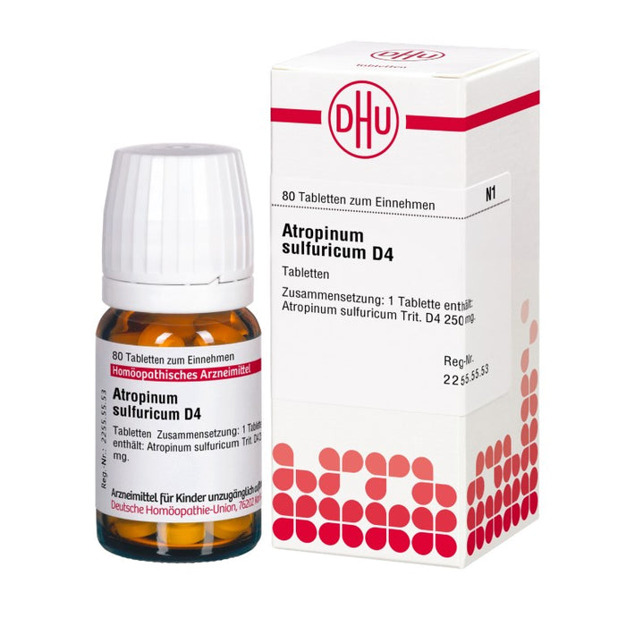 Atropinum sulfuricum D4 DHU Tabletten, 80 St. Tabletten