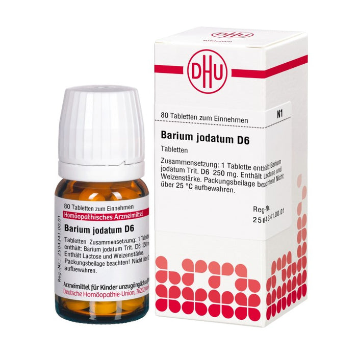 Barium jodatum D6 DHU Tabletten, 80 St. Tabletten