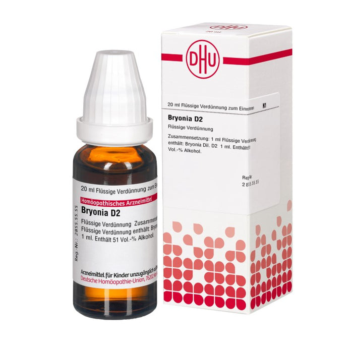 DHU Bryonia D2 Dilution, 20 ml Lösung