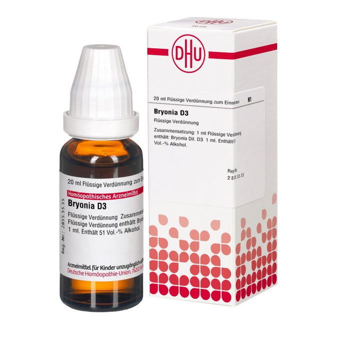 DHU Bryonia D3 Dilution, 20 ml Lösung